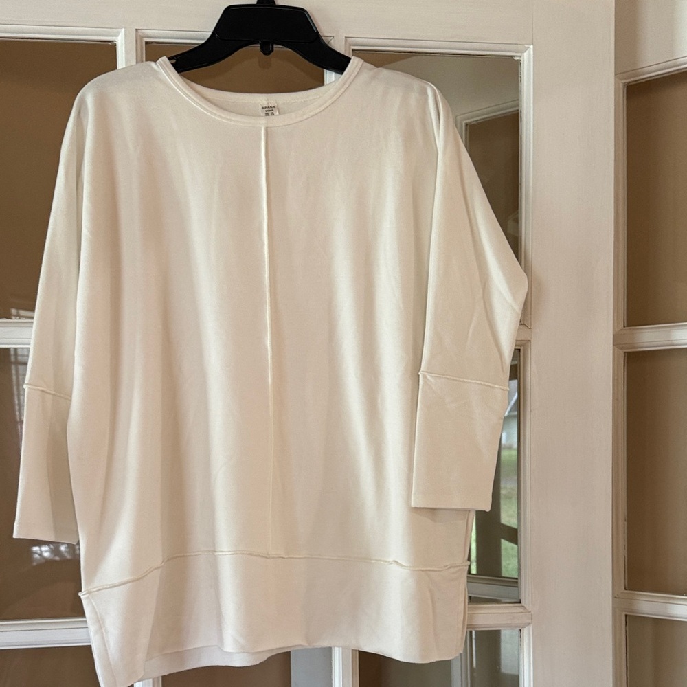 SPANX Women's Cream Sweatshirt